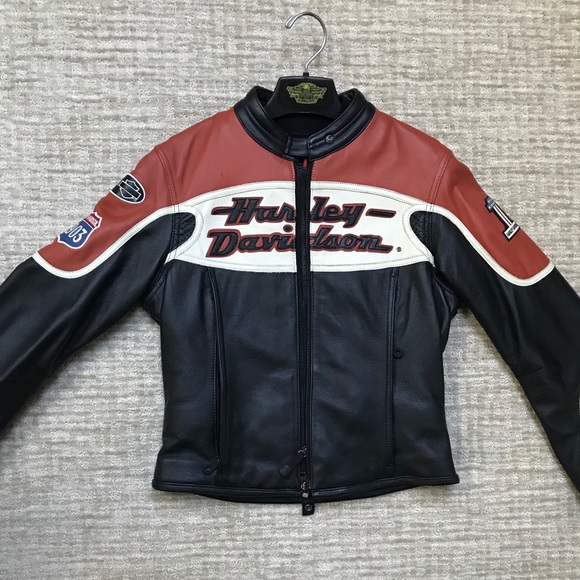 harley davidson leather jacket small